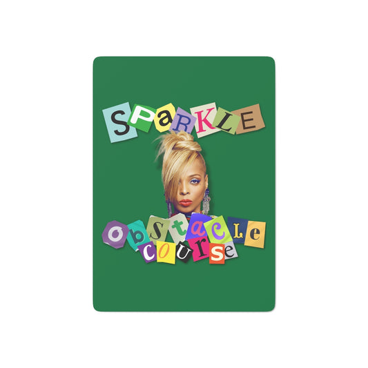 Obstacle Course Artwork Custom Poker Cards