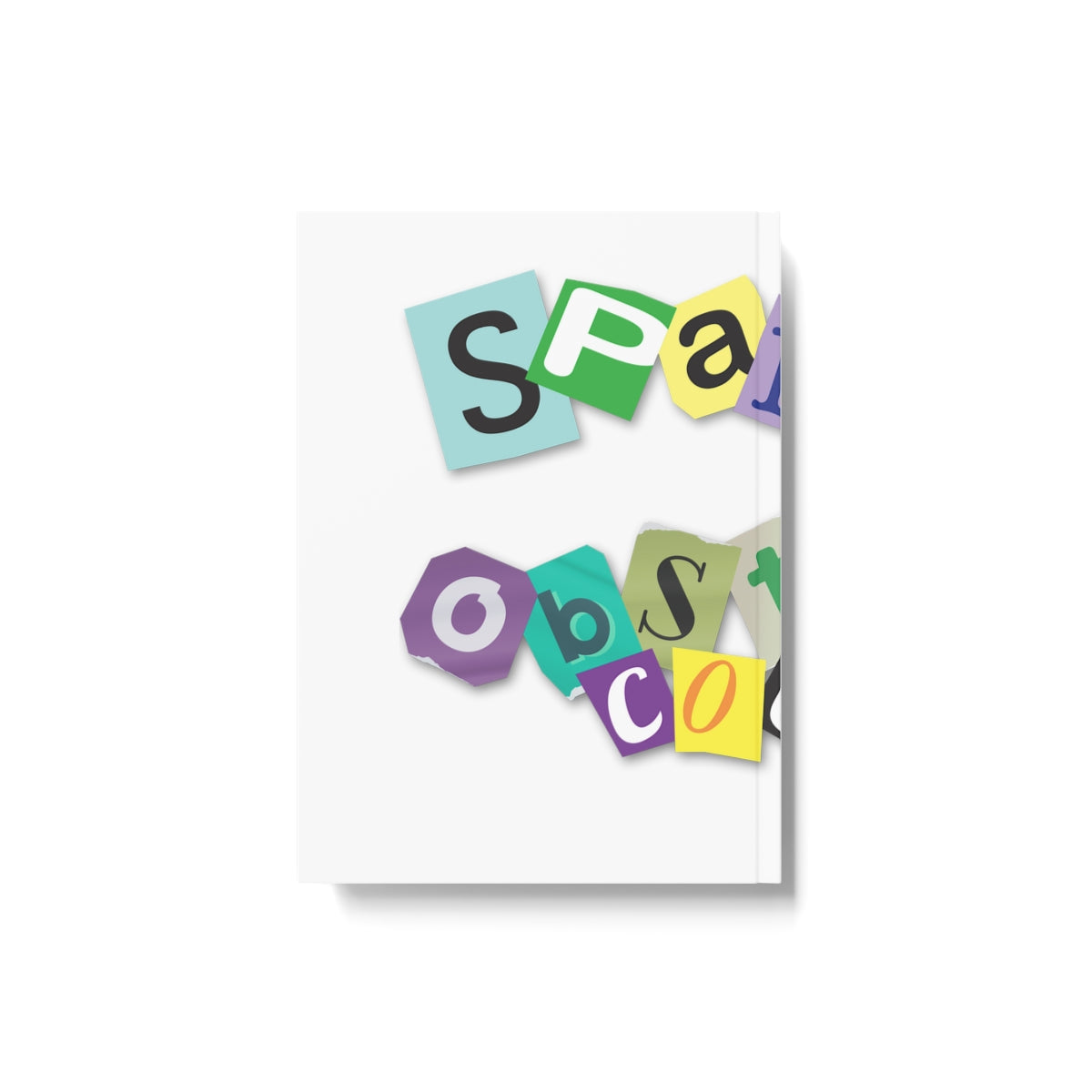 Sparkle Obstacle Course Artwork Hard Backed Journal
