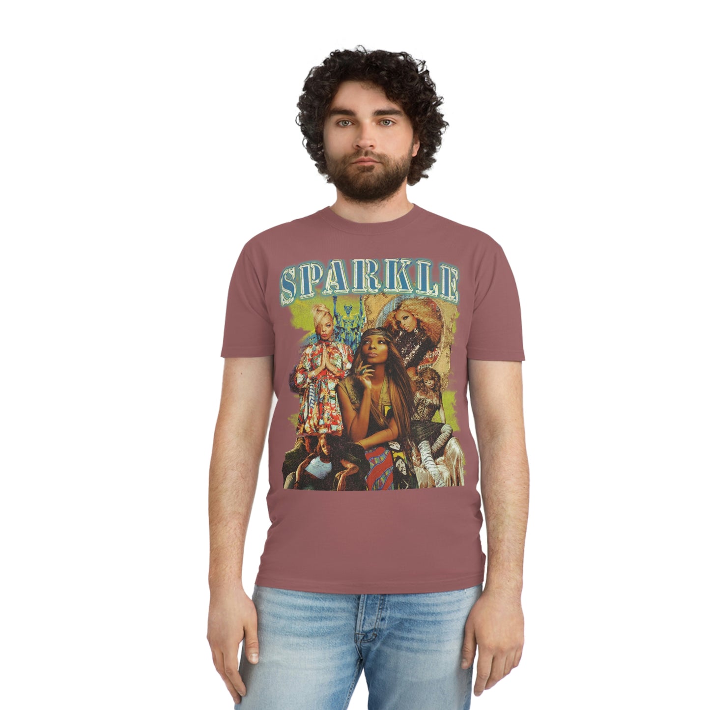 Artist & ICON Sparkle Photo Collage Rock Star Shirt