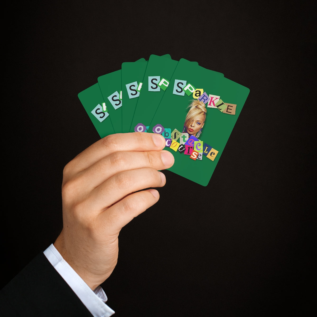 Obstacle Course Artwork Custom Poker Cards