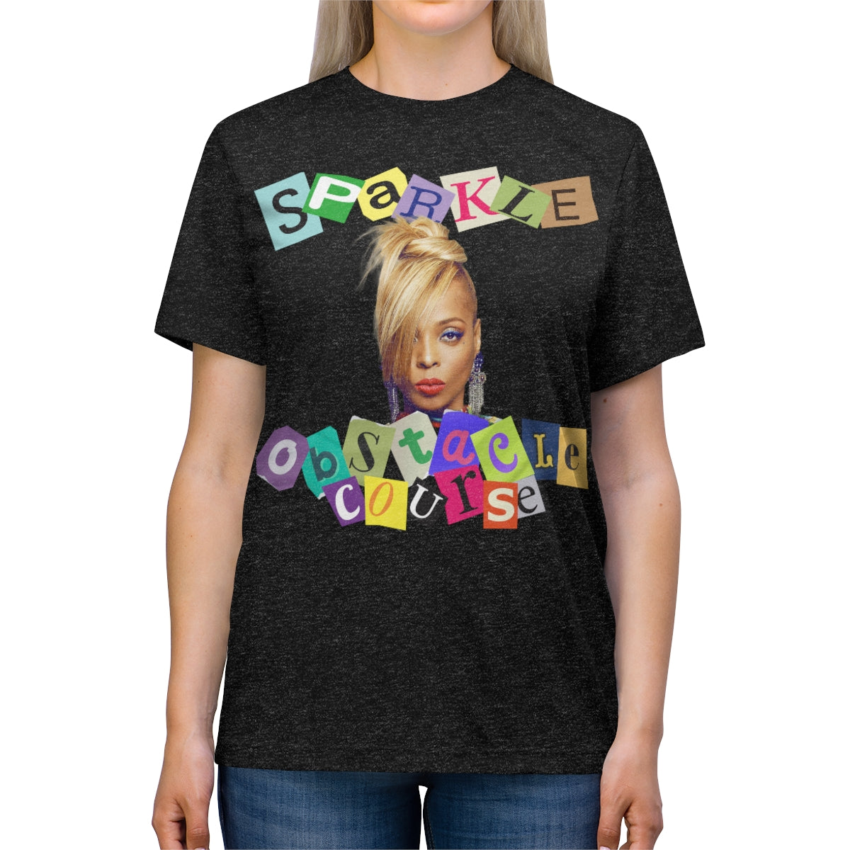 Sparkle Obstacle Course Artwork Unisex Tee