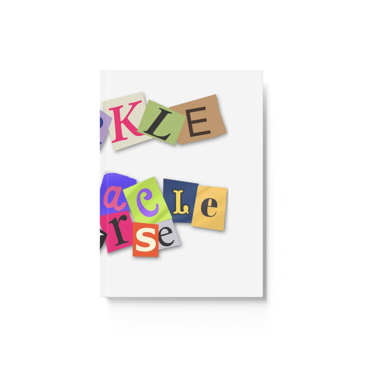 Sparkle Obstacle Course Artwork Hard Backed Journal
