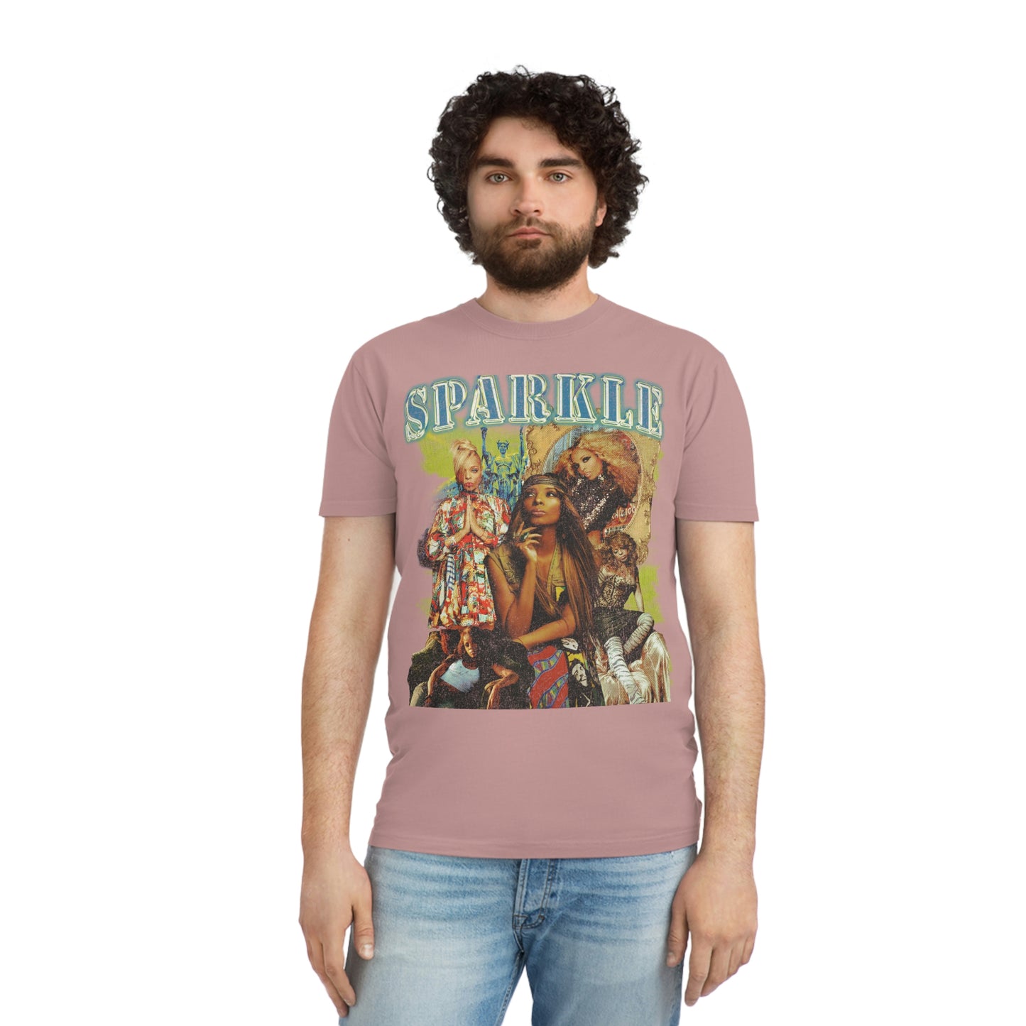 Artist & ICON Sparkle Photo Collage Rock Star Shirt