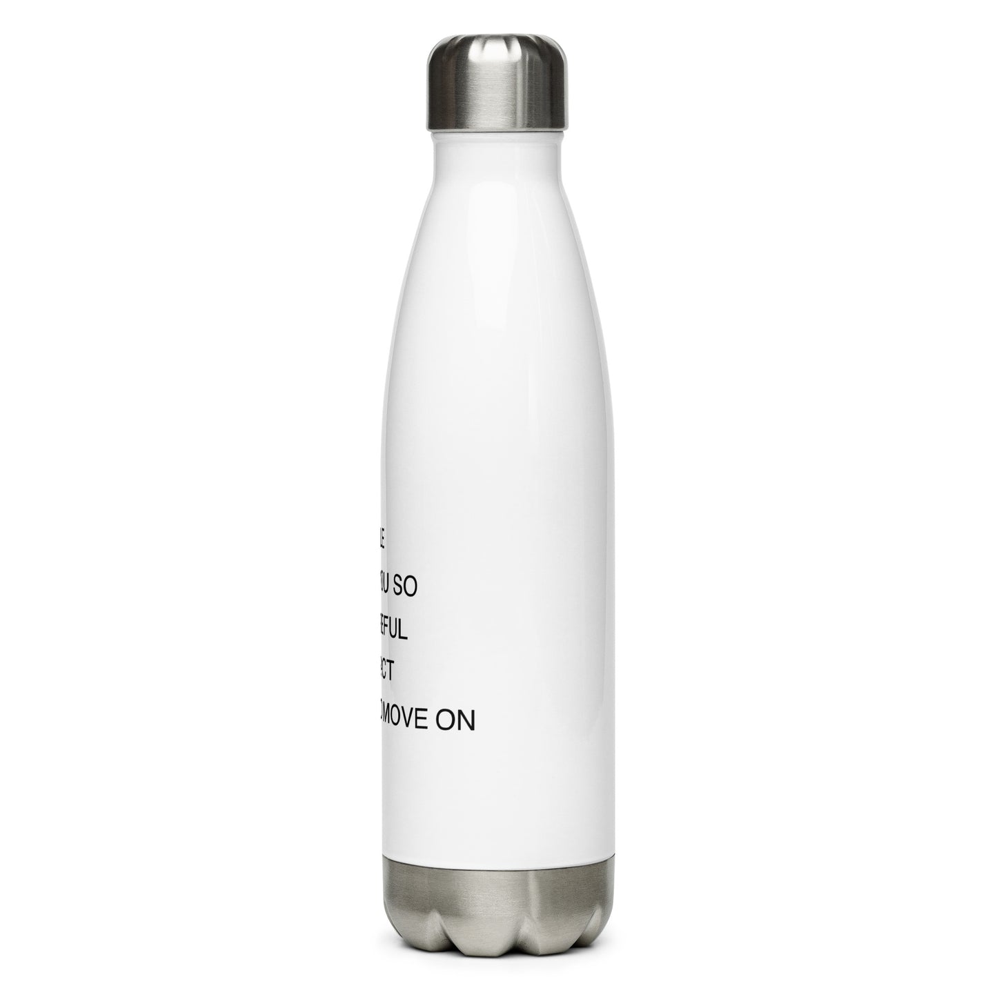 Sparkle: 'Song Titles' Message Stainless Steel Water Bottle