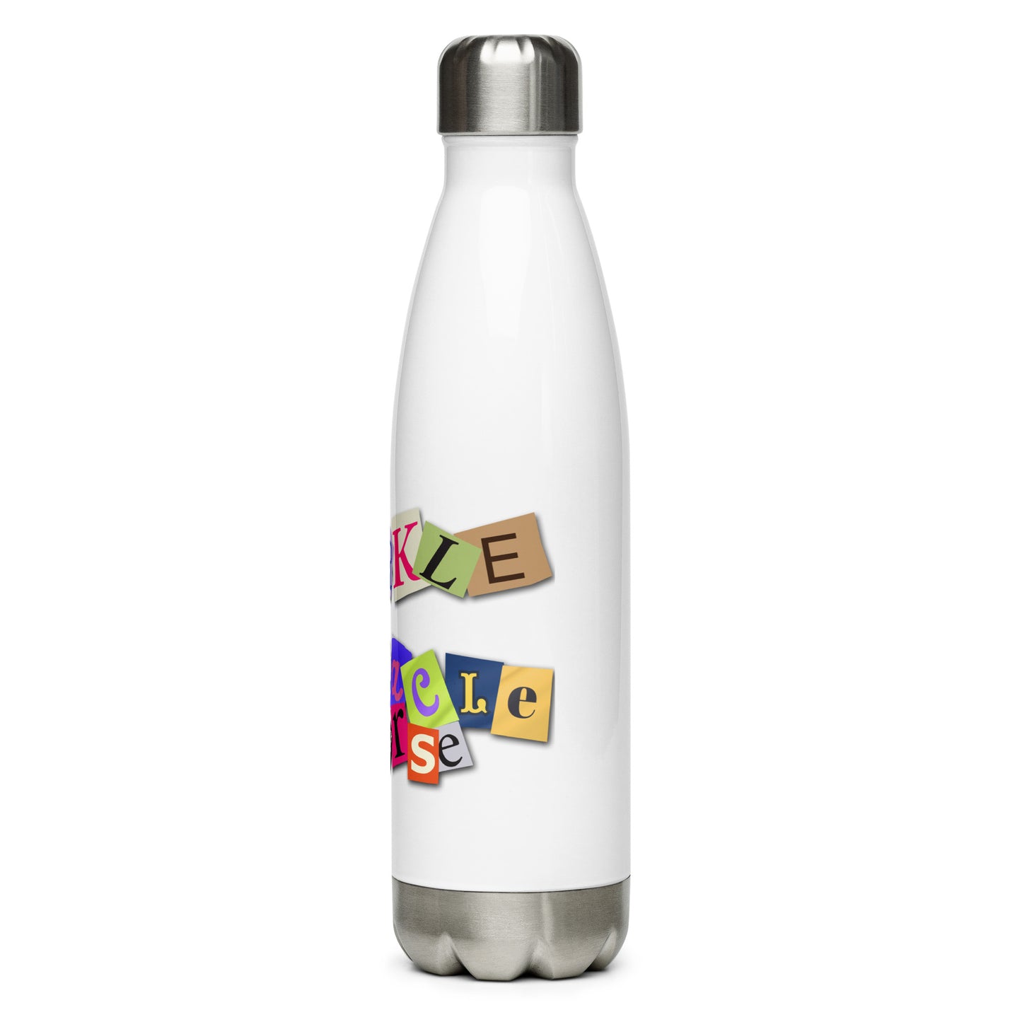 Sparkle: 'Obstacle Course' Stainless Steel Water Bottle