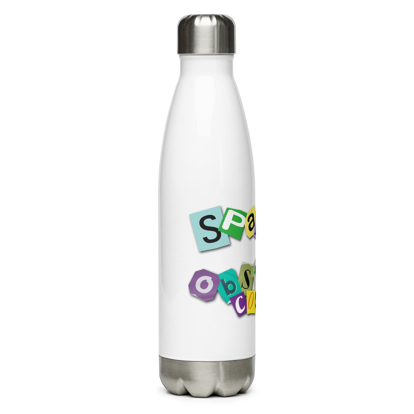 Sparkle: 'Obstacle Course' Stainless Steel Water Bottle