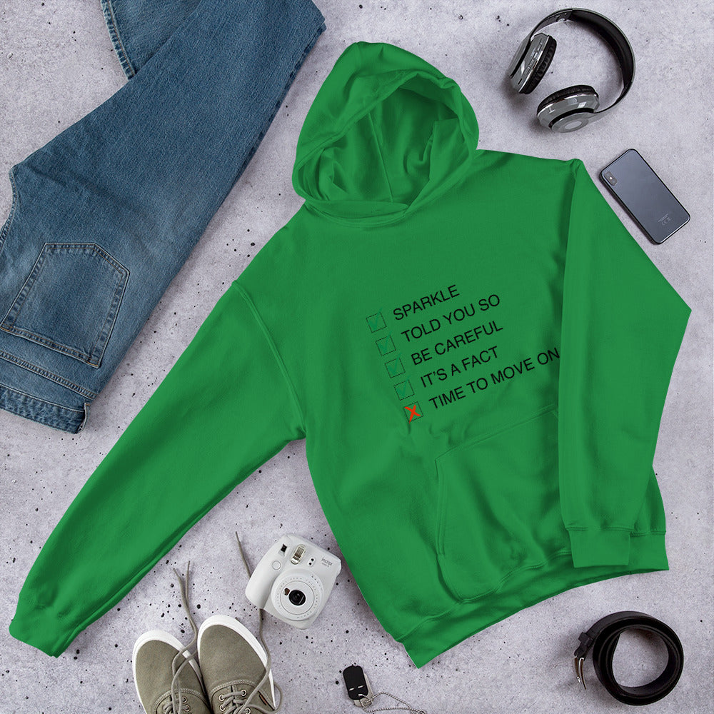 Unisex: Sparkle 'Song-Titles' Message Hoodie