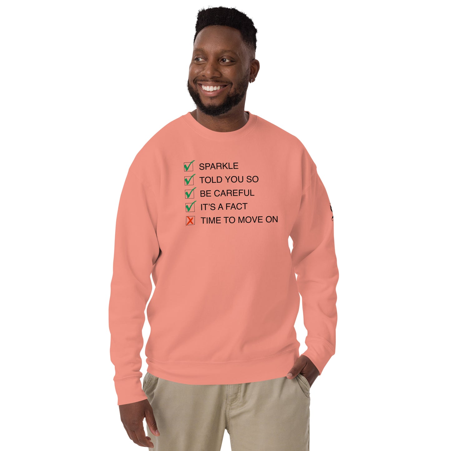 Sparkle: 'Song-Titles' Message Unisex Premium Sweatshirt