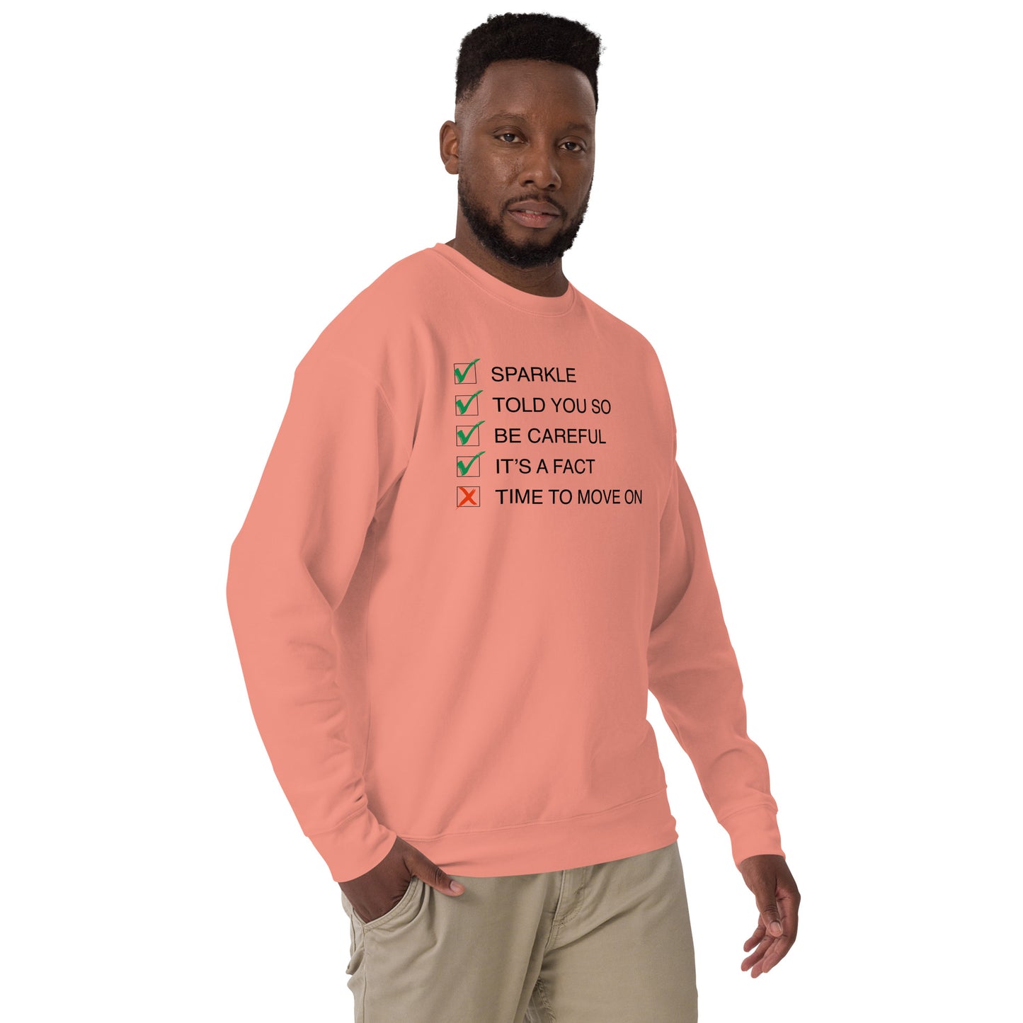 Sparkle: 'Song-Titles' Message Unisex Premium Sweatshirt
