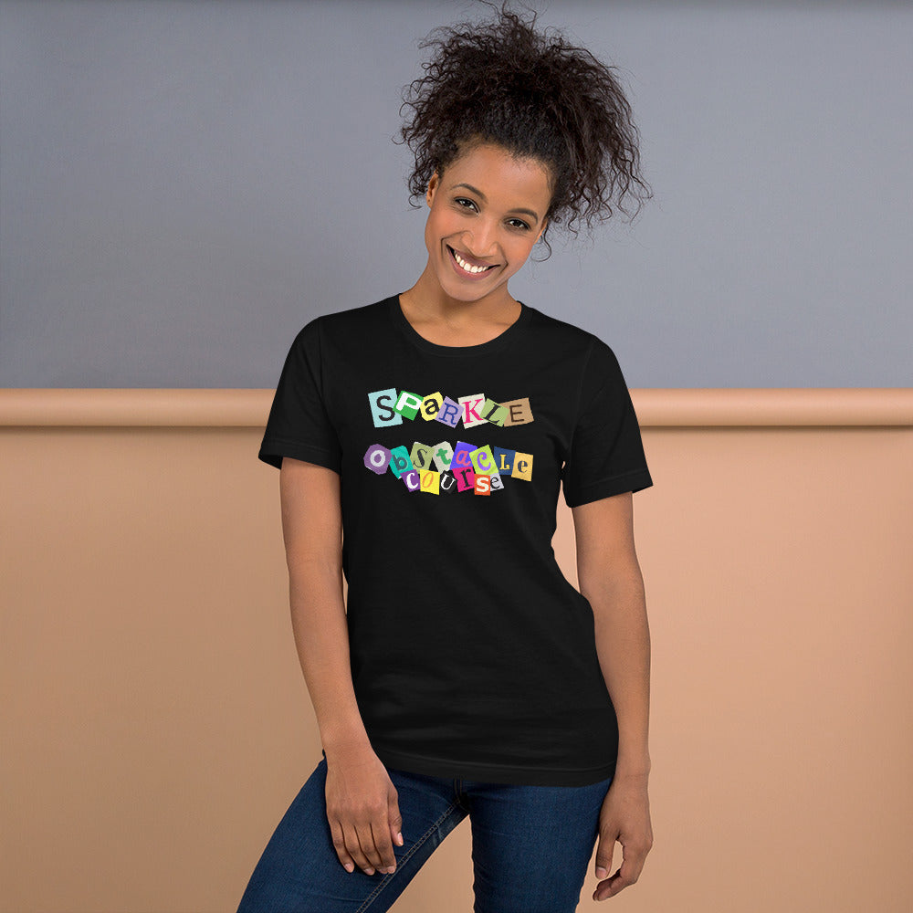 Sparkle: Obstacle Course Artwork Unisex T-Shirt