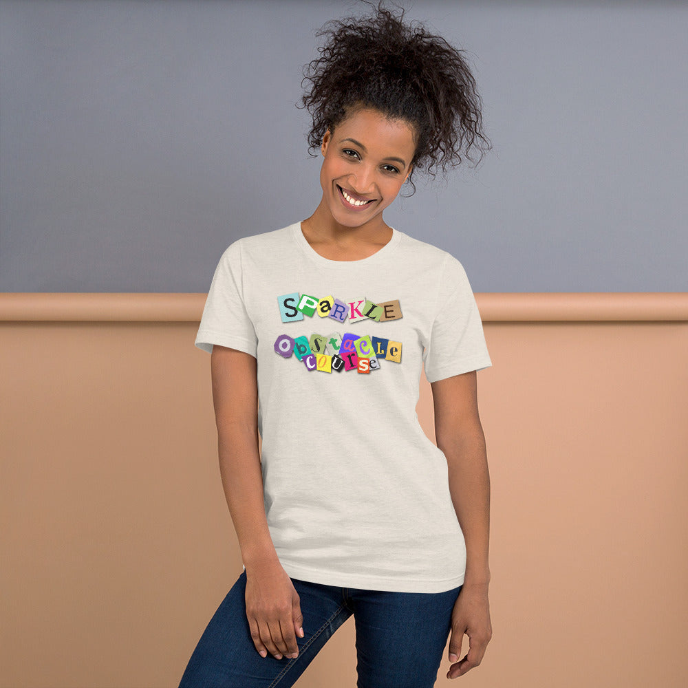 Sparkle: Obstacle Course Artwork Unisex T-Shirt