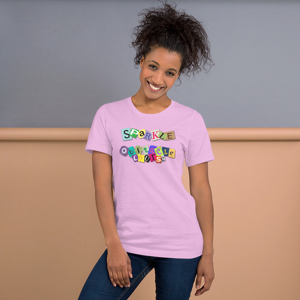 Sparkle: Obstacle Course Artwork Unisex T-Shirt