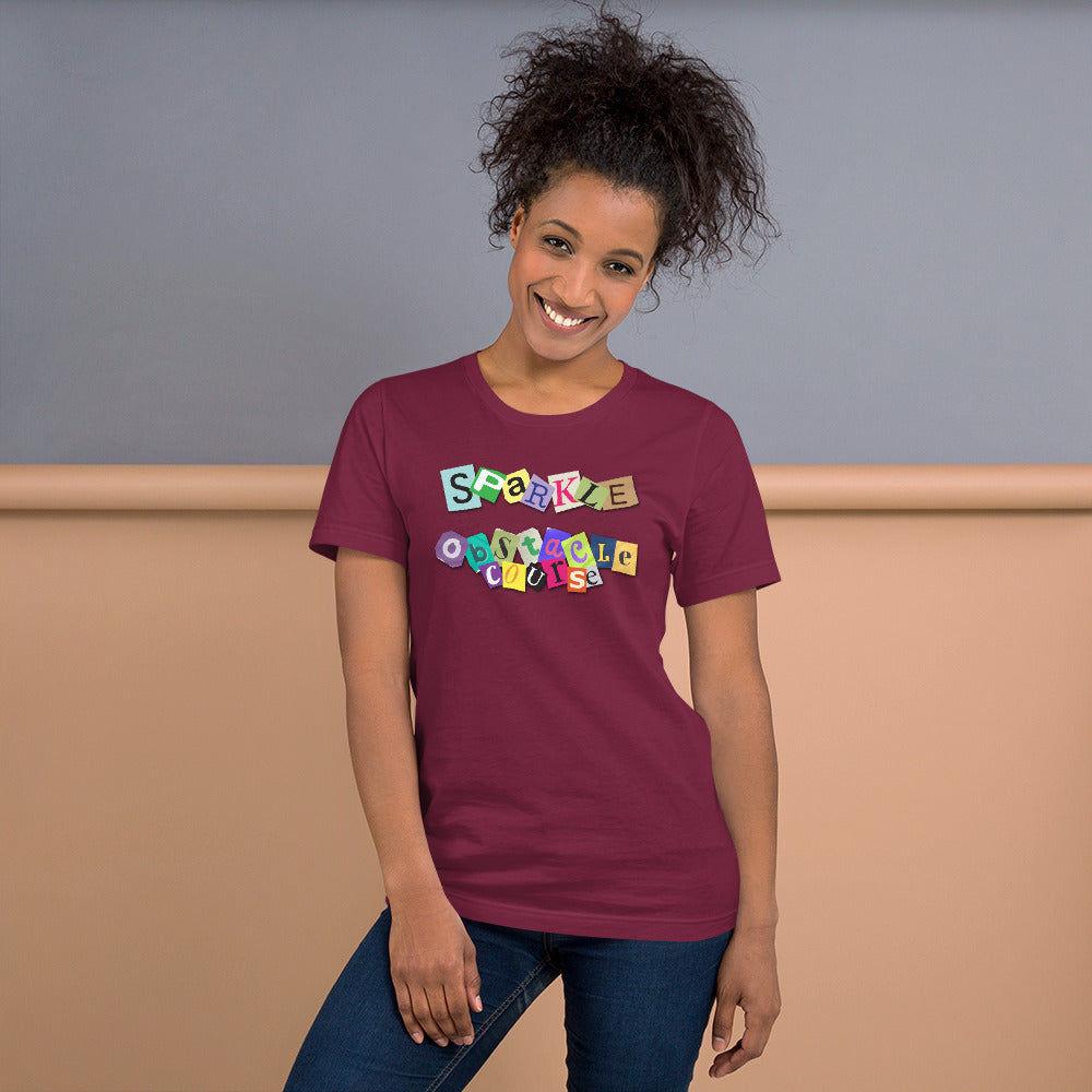 Sparkle: Obstacle Course Artwork Unisex T-Shirt