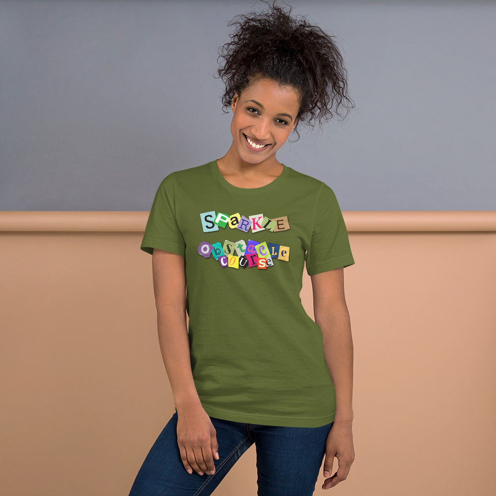 Sparkle: Obstacle Course Artwork Unisex T-Shirt