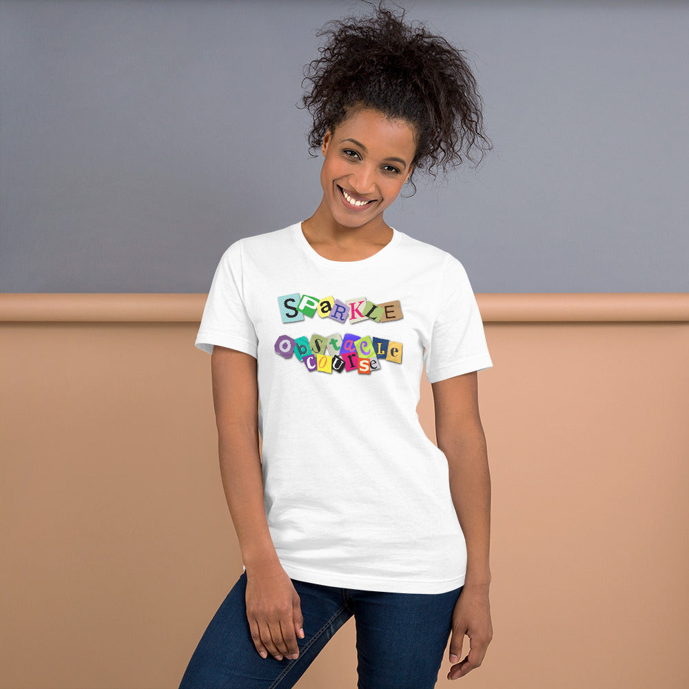 Sparkle: Obstacle Course Artwork Unisex T-Shirt