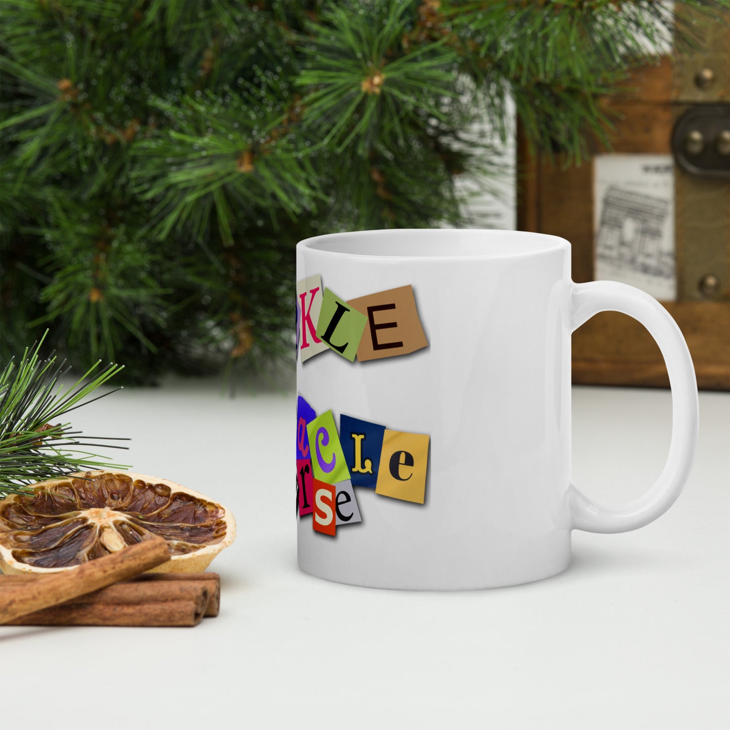 Sparkle's 'Obstacle Course' White Glossy Coffee Mug