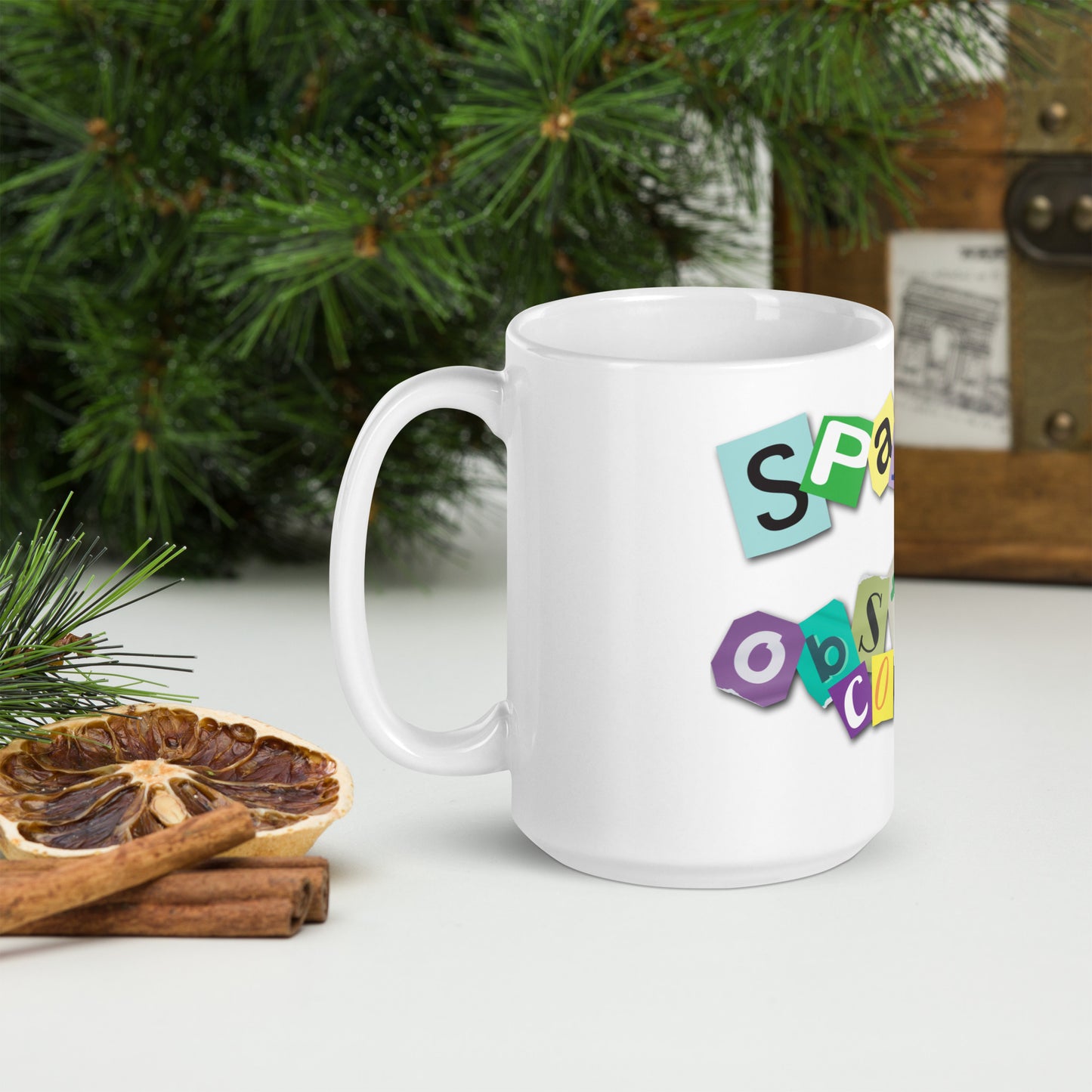 Sparkle's 'Obstacle Course' White Glossy Coffee Mug
