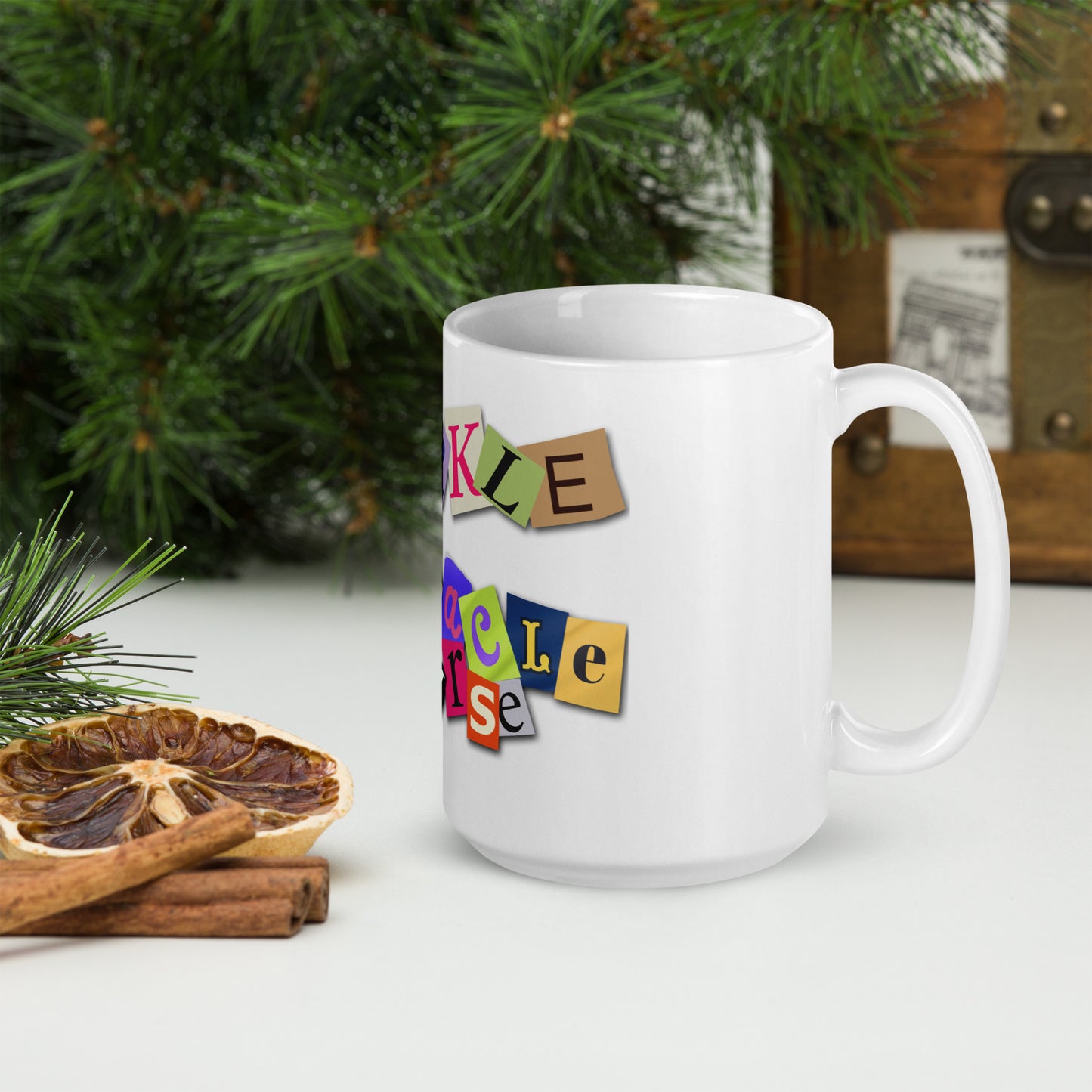 Sparkle's 'Obstacle Course' White Glossy Coffee Mug