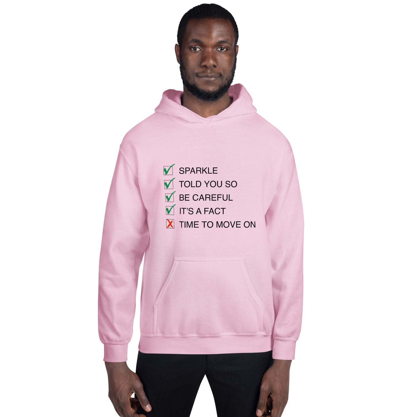 Unisex: Sparkle 'Song-Titles' Message Hoodie